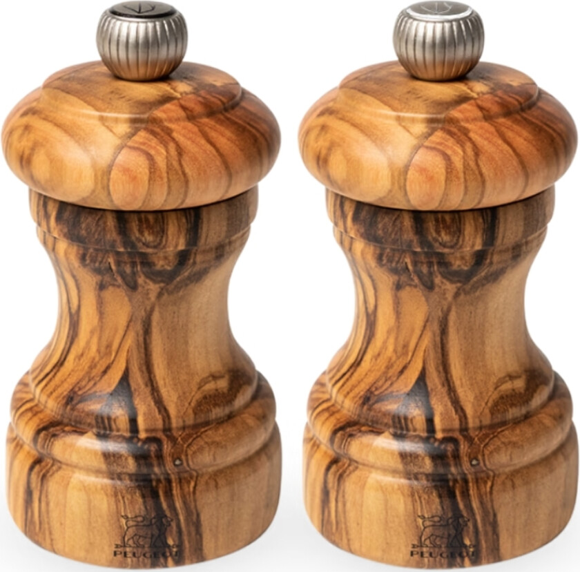 Bistro Duo pepper grinder and salt grinder Olive wood 10cm