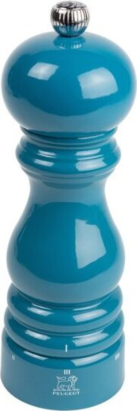 Paris salt Grinder U Select Z Pacific Blue Wood 18 cm