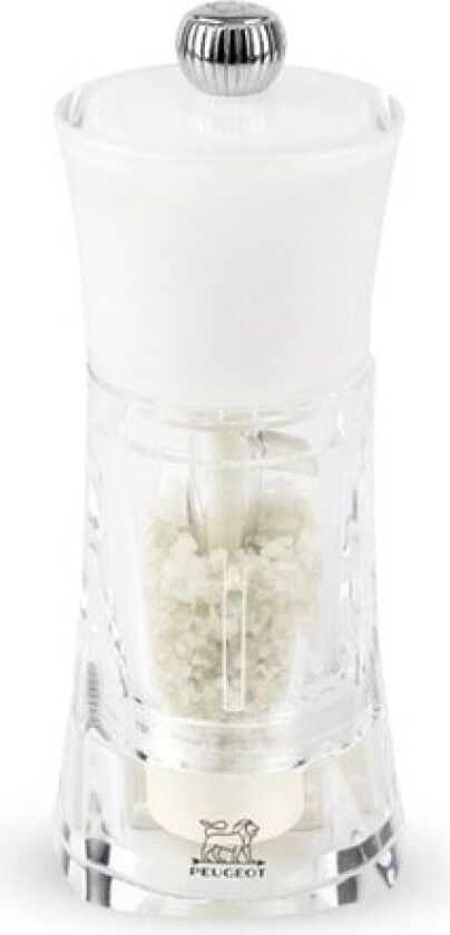 Molene wet salt grinder std Z acrylic/acrylic white 14 cm