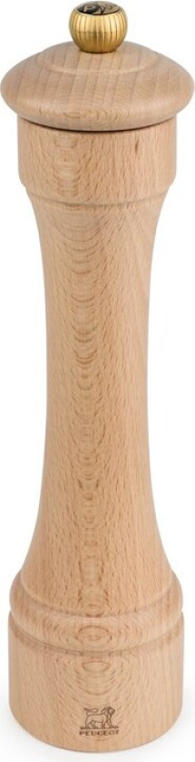Hostellerie pepper grinder natural wood 22 cm