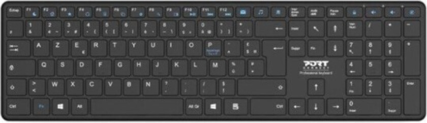 PORT Connect OFFICE PRO - Tastatur - Nordisk - Svart