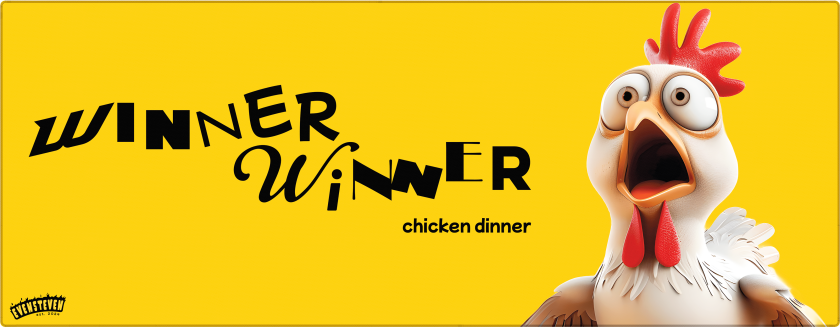 DESKMAT CHICKENDINNER