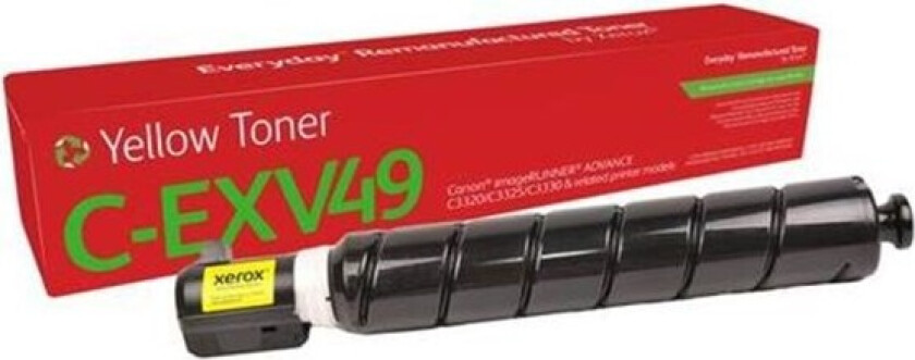 Everyday - yellow - compatible - remanufactured - toner cartridge (alternative for: Canon 8527B002 Canon C-EXV49) - Green World Alliance return programme - Laser toner Yellow