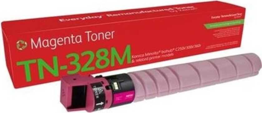 Everyday - magenta - compatible - remanufactured - toner cartridge (alternative for: Konica Minolta AAV8350) - Green World Alliance return programme - Laser toner Rød