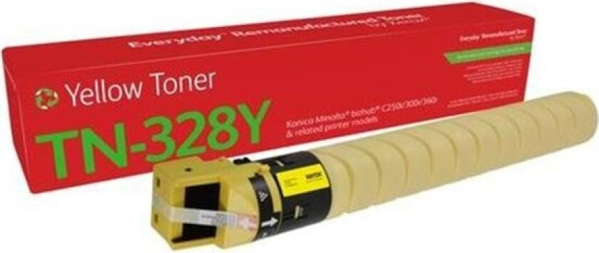 Everyday - yellow - compatible - remanufactured - toner cartridge (alternative for: Konica Minolta AAV8250) - Green World Alliance return programme - Laser toner Yellow