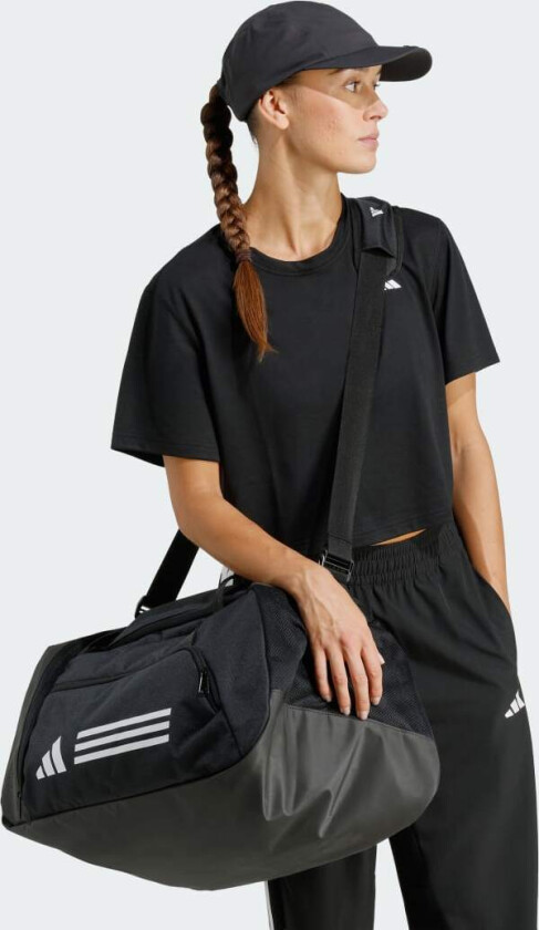 Adidas Essentials 3-Stripes Duffel M svart sportsveske (IZ1918)