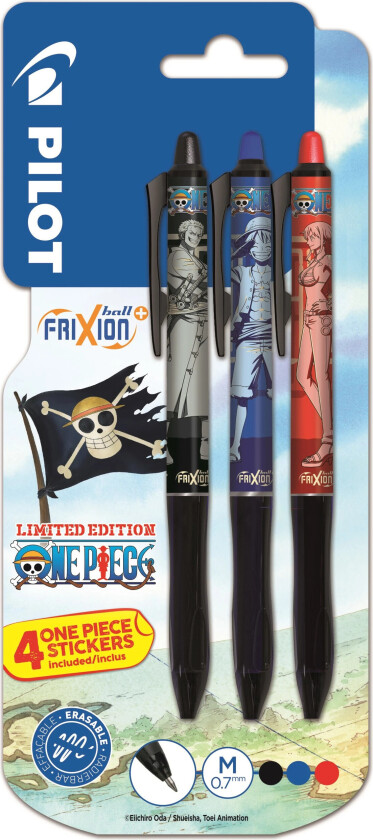 Bilde av PILOT Frixion Ball Plus One Piece 0,7 ass (3)