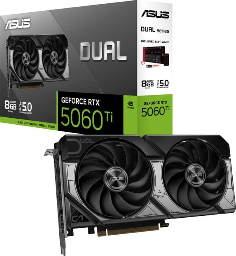 GeForce RTX 5060 DUAL - 8GB GDDR7 RAM - Grafikkort