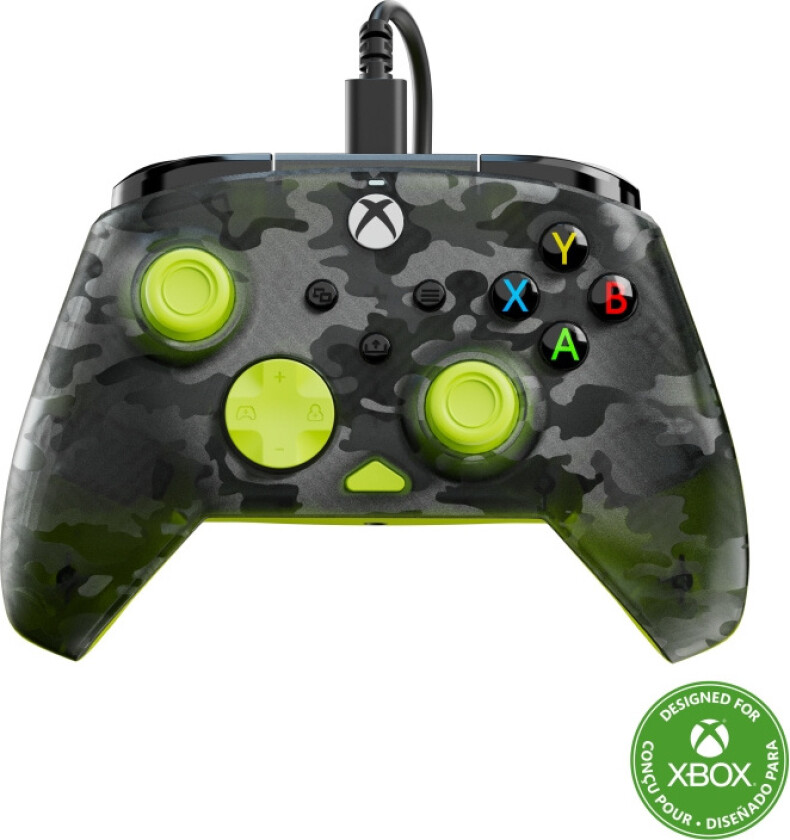 Rematch Core - Ghost Camo B&Y - Wired Controller - Microsoft Xbox Series X
