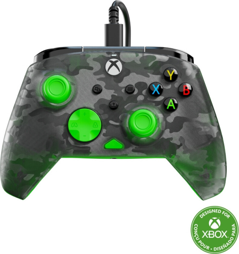 Rematch Core - Ghost Camo B&G - Wired Controller - Microsoft Xbox Series X