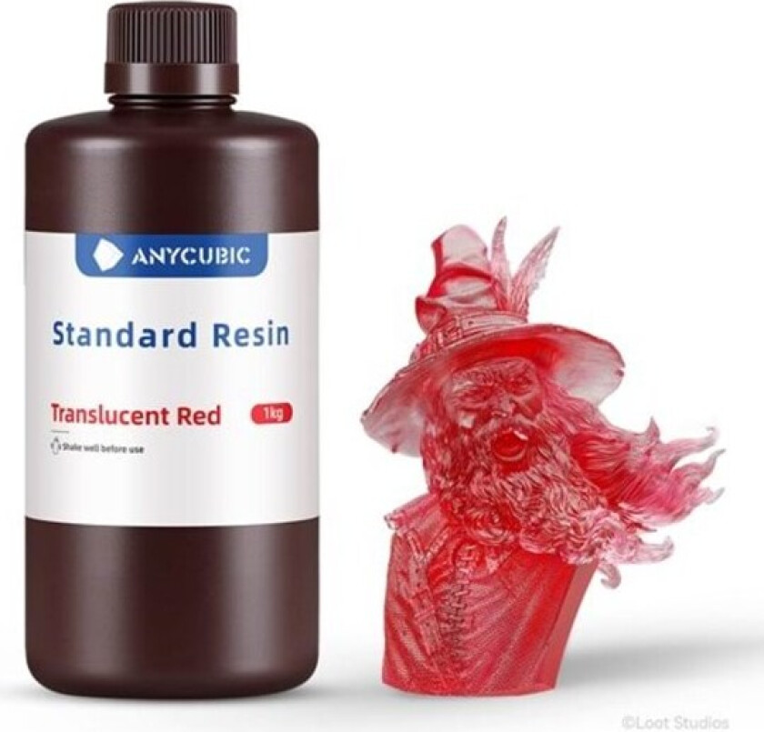 Standard resin 1 L Transluscent Red