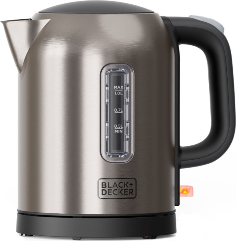 Vannkoker Kettle 1L 2200W Brushed Steel - Børstet stål - 2200 W