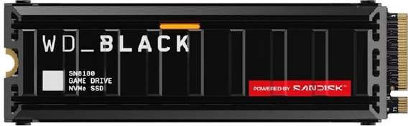 Black SN8100 SSD - 1TB - M.2 2280 - PCIe 5.0 - Med varmespreder