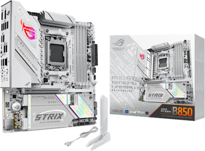 ROG STRIX B850-G GAMING WIFI Hovedkort - AMD B850 - AMD AM5 socket - DDR5 RAM - Micro-ATX