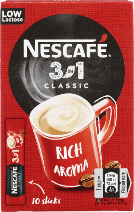 Nescafe 3in1 Classic 10pos