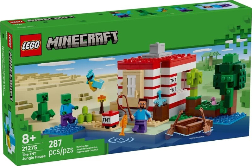 Minecraft 21275 TNT-jungelhuset