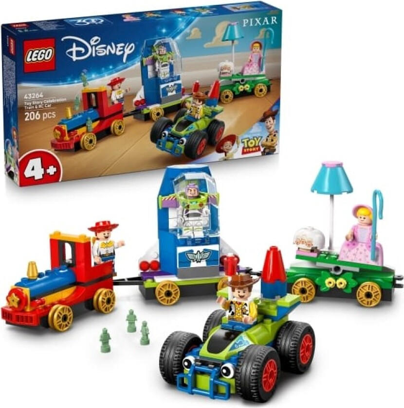 Festtog og fjernstyrt bil fra Toy Story