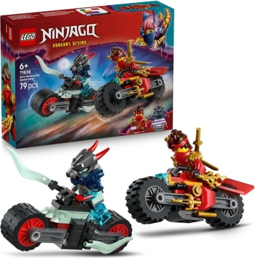 Ninjago 71838 Kais fartsfylte motorsykkeljakt