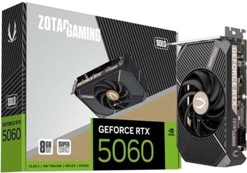 GeForce RTX 5060 Solo - 8GB GDDR7 RAM - Grafikkort