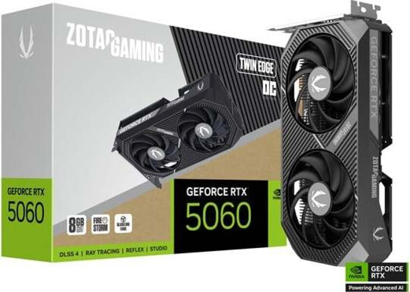 GeForce RTX 5060 Twin Edge - 8GB GDDR7 RAM - Grafikkort