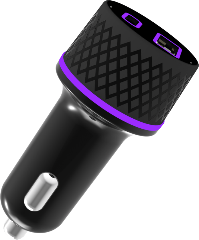 Mobile device charger Portable gaming console Black Cigar lighter Fast charging Auto 60W 1.5