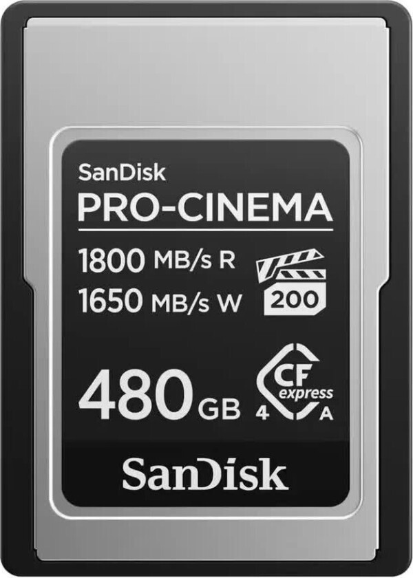 PRO-CINEMA CFexpress - 1800MB/s - 480GB