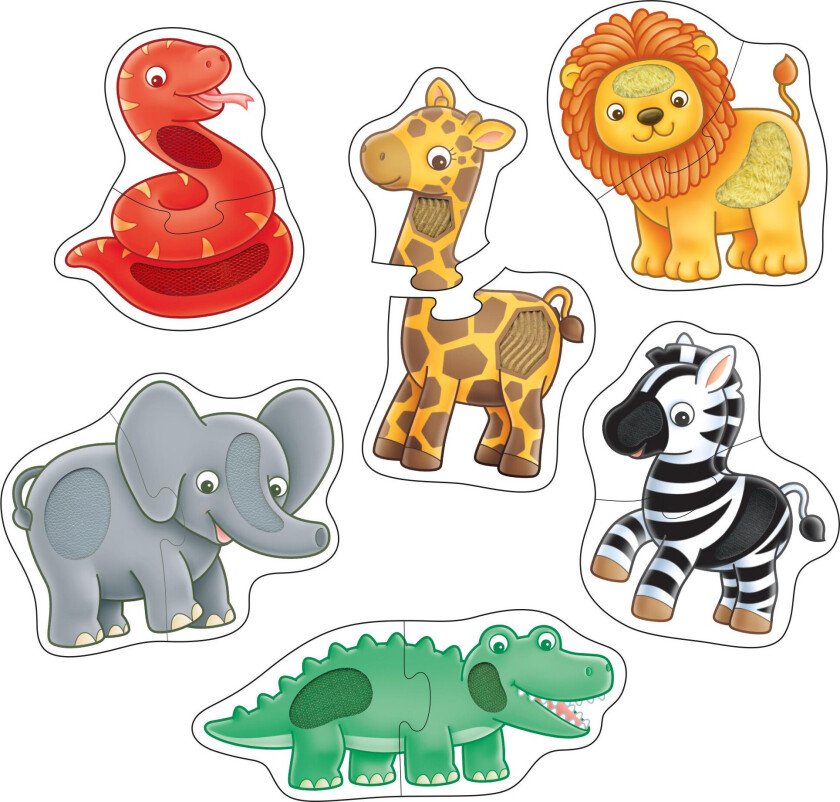 Match & Feel 2pc Puzzles