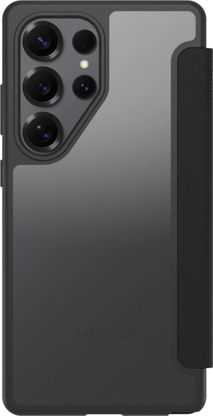 React Folio Samsung Galaxy S25 Ultra Black Crystal - clear/black