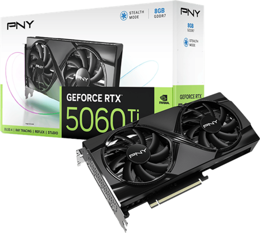 GeForce RTX 5060 Ti Dual Fan - 8GB GDDR7 RAM - Grafikkort