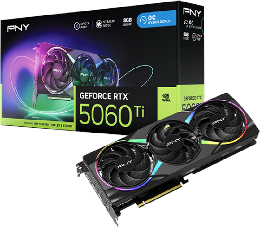 GeForce RTX 5060 Epic-X OC - 8GB GDDR7 RAM - Grafikkort