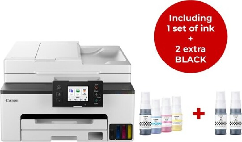 MAXIFY GX2050 Value Kit Blekkskriver Multifunksjon med faks - Farge - Blekk