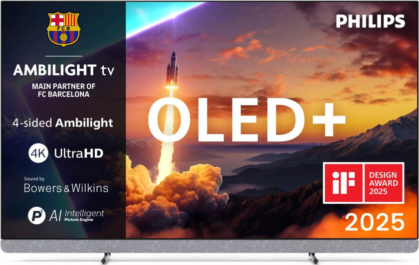 77" OLED910/12 OLED Plus Smart Ambilight AI TV (2025)