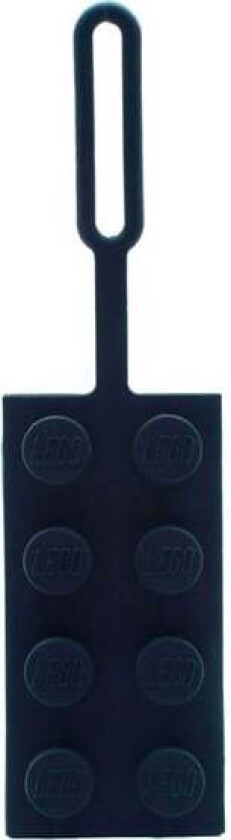 LEGO® Bag Tag/Luggage tag BLACK packed on printed card