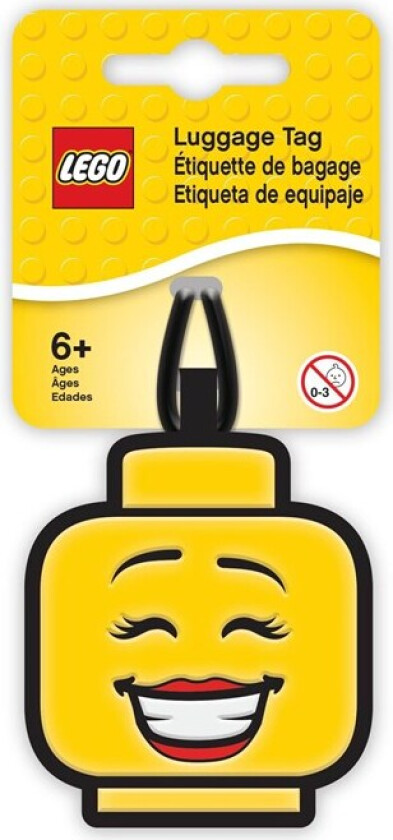 LEGO® ICONIC Luggage tag GIRL FACE