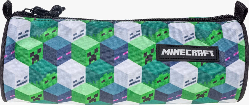 MINECRAFT Round pencil case 22 x 7 cm