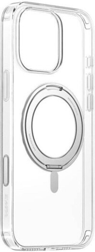 Magnetic Case with Stand SkyRing 360° for iPhone 16 Pro - Transparent