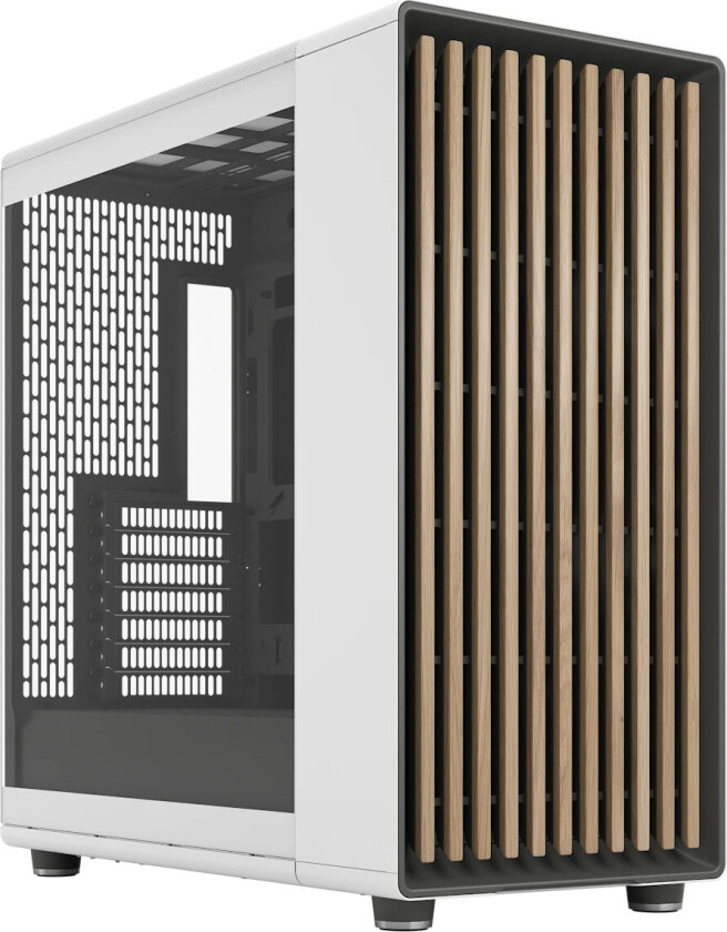 North XL RC White TG Clear - Kabinett - Miditower - Hvit