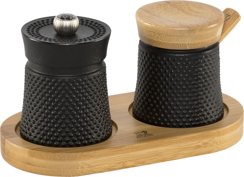 Bilde av Bali Cast Iron Pepper Grinder and Salt Dispenser Set