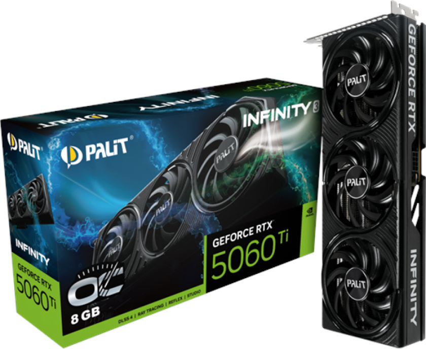 GeForce RTX 5060 Ti Infinity 3 OC - 8GB GDDR7 RAM - Grafikkort