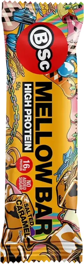 BSC Mellow Bar - 50g Diverse smaker - Salted Caramel , Enkel Bar