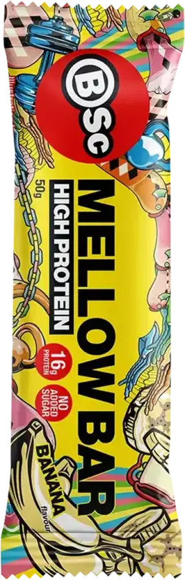 BSC Mellow Bar - 50g Diverse smaker - Banana , Enkel Bar