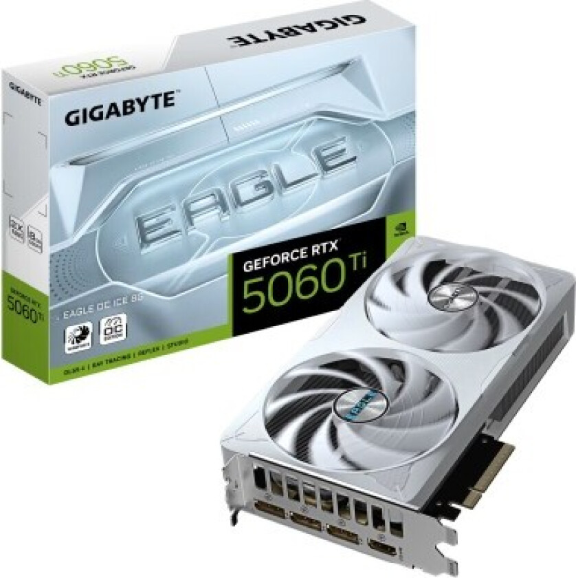 GeForce RTX 5060 Ti EAGLE OC ICE - 8GB GDDR7 RAM - Grafikkort