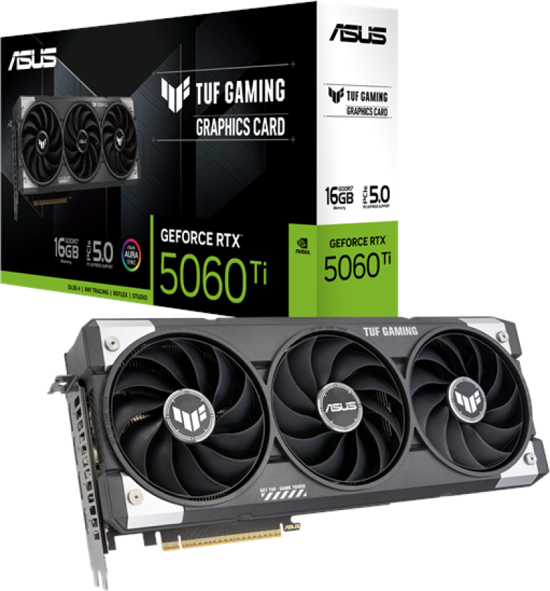 GeForce RTX 5060 Ti DUAL - 16GB GDDR7 RAM - Grafikkort