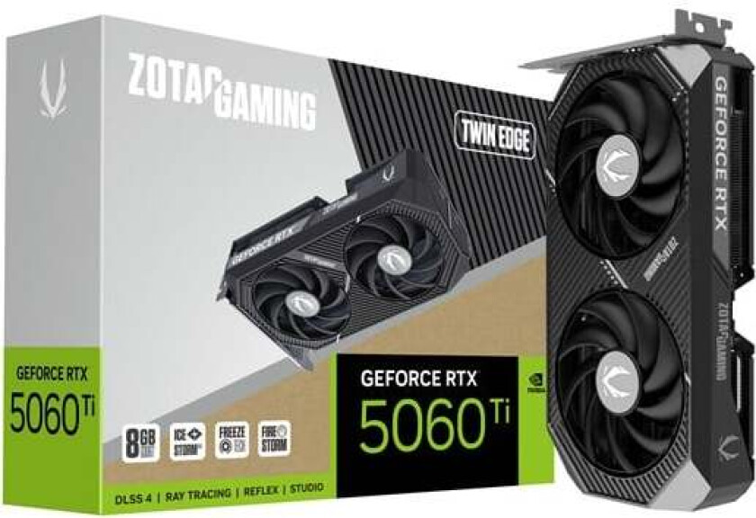 GeForce RTX 5060 Ti Twin Edge - 8GB GDDR7 RAM - Grafikkort