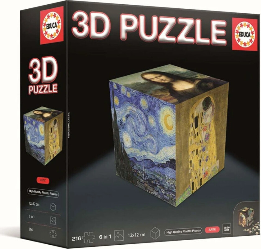 Bilde av 3D Puzzle Cube Art