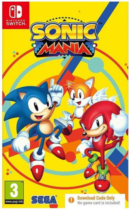 Sonic Mania Plus (Code in a Box) - Nintendo Switch - Platformer