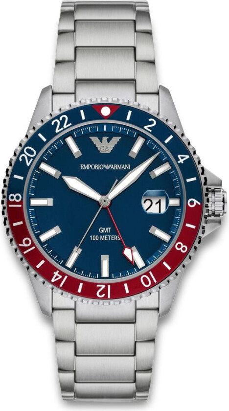 Herreklokke EMPORIO ARMANI AR11598 - Diver GMT (zi112a)