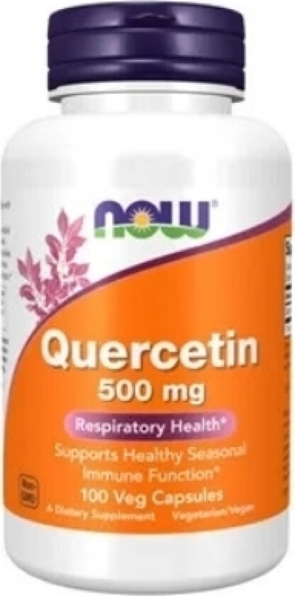 Now Quercetin 500 mg 100 kapsler