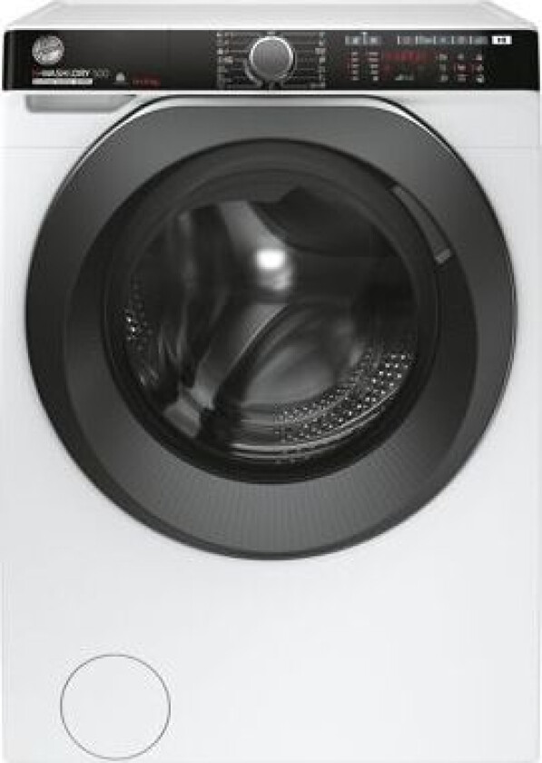 Bilde av H-WASH&DRY 500 HDP 4149AMBC/1-S, Frontmatet, Frittstående, Hvit, Venstre, Sort, Rotasjon, Berøringskontroll
