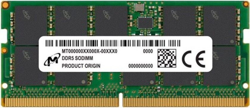 Micron - DDR5 - module - 16 GB - SO-DIMM 262-pin - 5600 MHz / PC5-44800